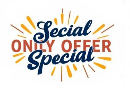 Stylized graphic highlighting the offer details, perhaps a golden ribbon or star icon